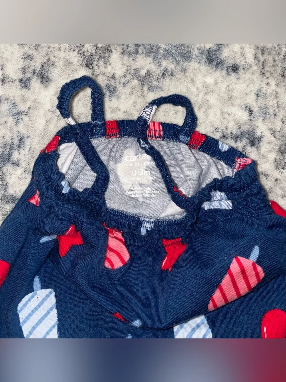 Carters dress set size 0-3 months